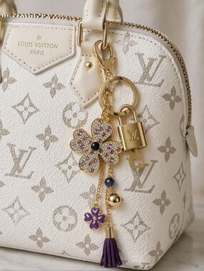 Louis Vuitton Gold Padlock 🔒 Key Set Authentic LV w/ Unbranded Keychain